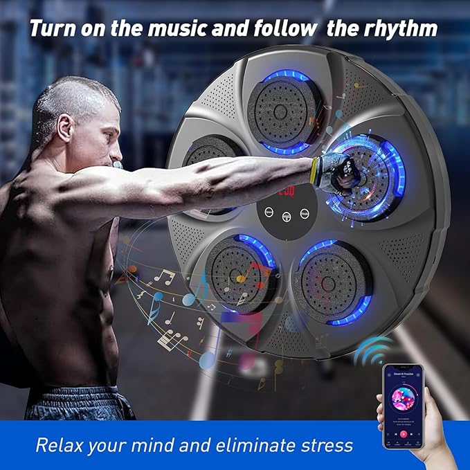 Intelligent music boxing target