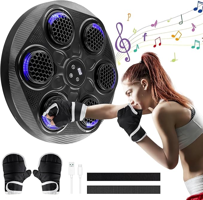 Intelligent music boxing target