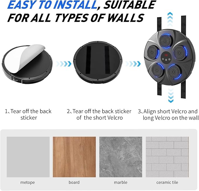 Intelligent music boxing target